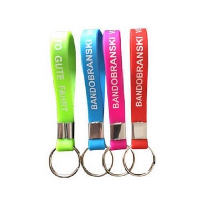 Silicone Wristband Keychain