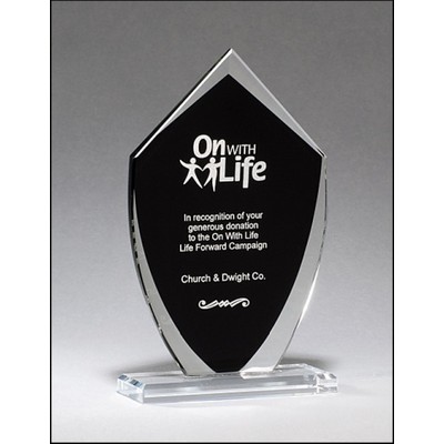 Shield Shaped Glass Award (5.5"x9.25")