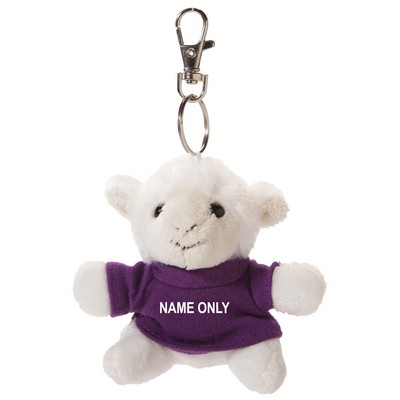 Lamb Plush Keychain