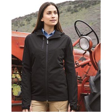 Dri Duck Women's Ascent Soft Shell Hooded Jacket