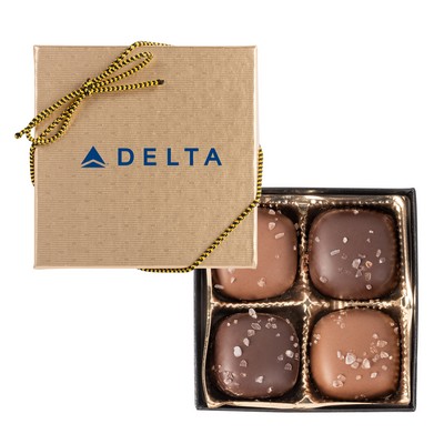 4 Piece Sea Salt Caramel w/Gift Box