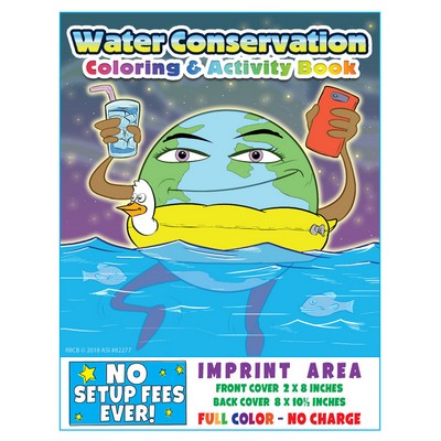 Water Conservation Imprintable Coloring and Activity Book