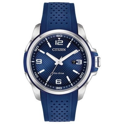 Citizen® Men's Eco Action Required Watch w/Midnight Blue Strap & Dial