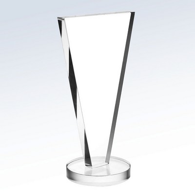 Crystal Success Award, Small (3-7/8"x6-3/8"H)