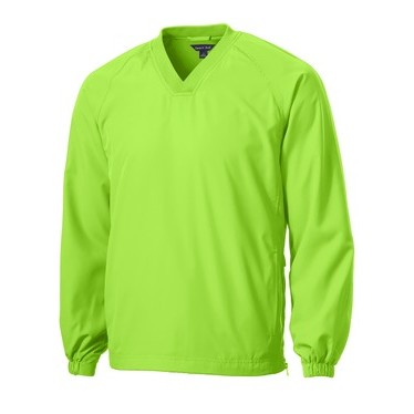 Sport-Tek® V-Neck Raglan Wind Shirt