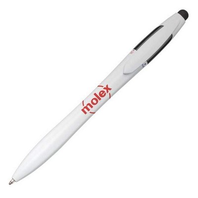 Triplet 3 Color Pen/Stylus - Black