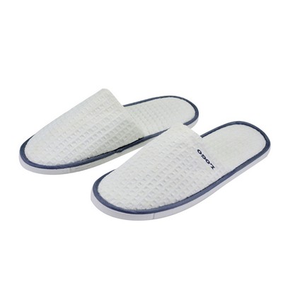 Hotel Slippers / Disposable Waffle Slippers / Promotion Slippers / Closed Toes Slippers