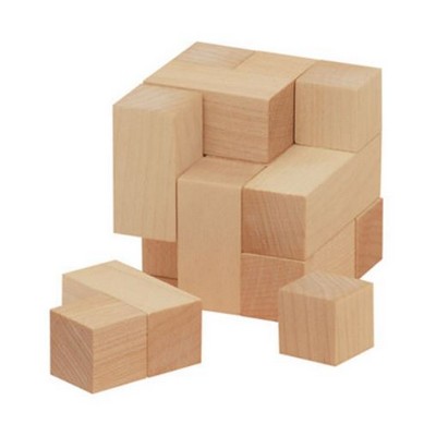 2.25" x 2.25" - Wood Puzzle Cubes