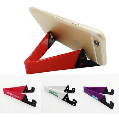 Foldable Plastic V Shape Phone Stand