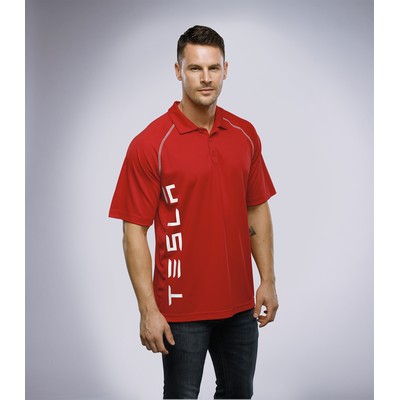 Men's Chester Contrasting Color Stitching Polo Shirt