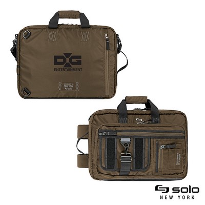 Solo New York Zone Briefcase Backpack Hybrid