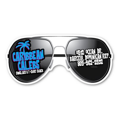 Sunglasses Magnet - 3.75" x 1.75" - 30 mil - Outdoor Safe