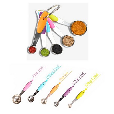 Measuring Spoon Set W/ Silicone Handle