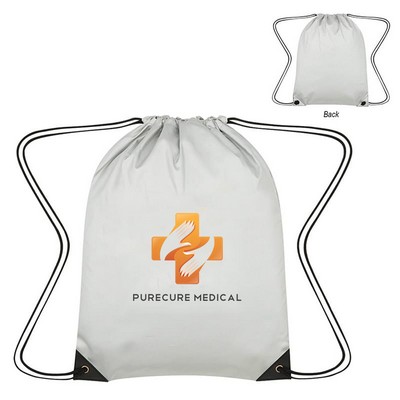 Reflective Drawstring Bag for Running