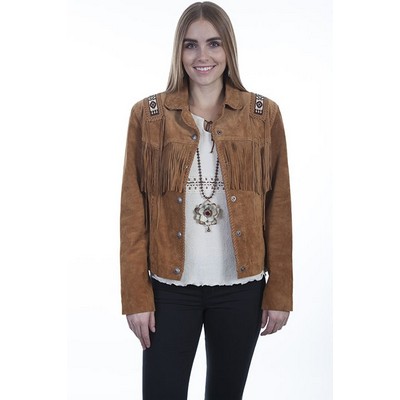 Ladies' Hand Laced & Beaded Trim Jacket