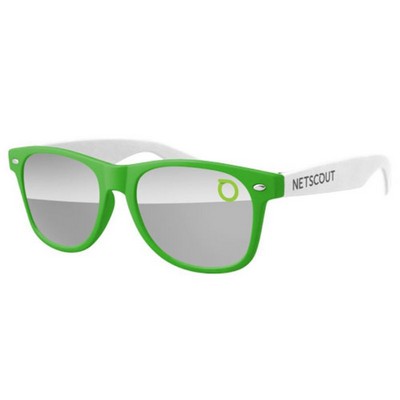 2-Tone Retro Mirror Sunglasses