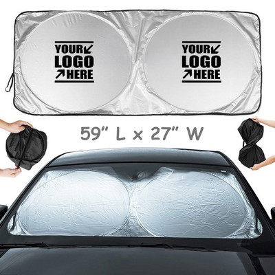 Foldable Car Windshield Sun Shade (150x70cm)