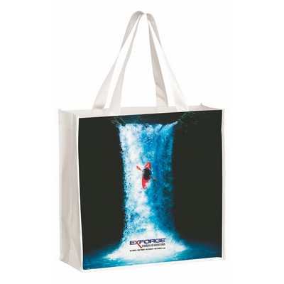 Full Color Laminated Non-Woven Tote Bag (13"x13"x5")