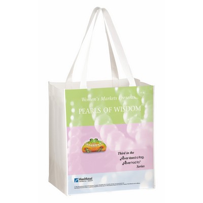 Full Color Laminated Non-Woven Tote Bag (13"x15"x10")