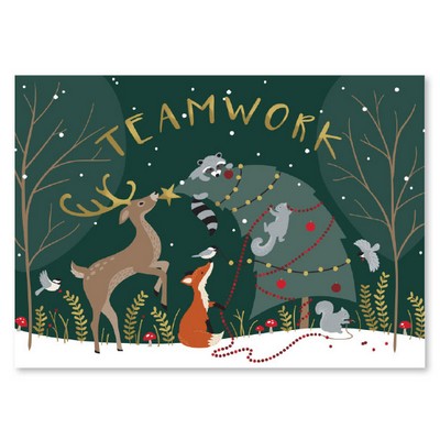 Teamwork Holiday Card