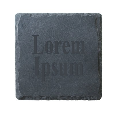 Slate Square Natural Coaster (Set of 4)