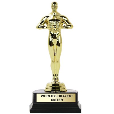 World's Okayest Sister Trophy- 7 Inch Novelty Trophy