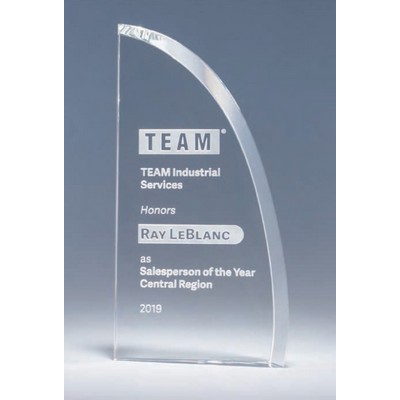 8" Silhouette Crystal Award