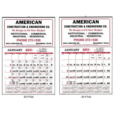 Contractor's Apron Calendar w/ 2 Pad Choices (Thru 4/30)