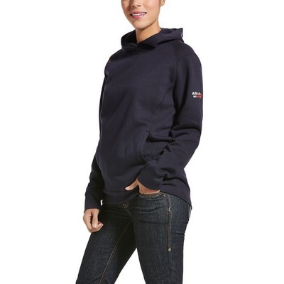 Ariat® FR Rev Women's Navy Pullover Hoodie