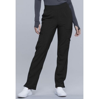 Cherokee® Infinity® Stretch Poplin Mid Rise Pull-On Pants