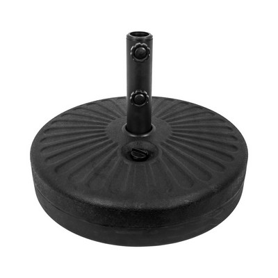 Free-Standing Durable High-Density Textured Plastic Base for Patio Umbrellas