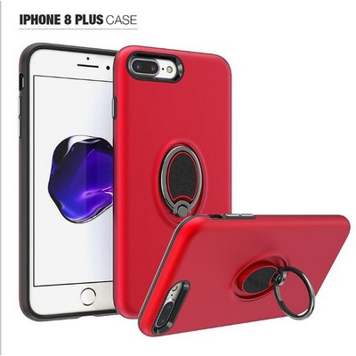 2-in-1 Rotatable Ring 5.5" Phone Case for phone 8 Plus