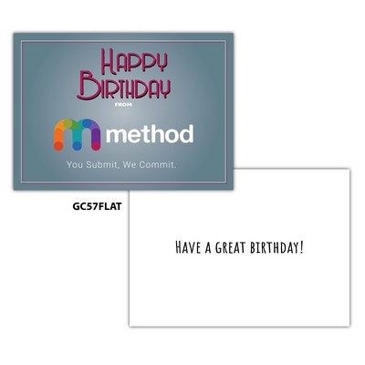 Flat Greeting Card (5"x7")