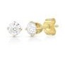 Jilco Inc. 0.15 TWT Yellow Gold Diamond Earrings