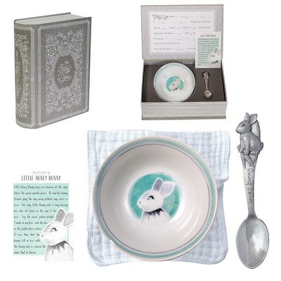 Salisbury Bunny Bowl & Spoon Set w/Keepsake Box