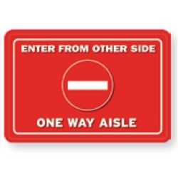 Customizable Social Distance Floor Decal (12"x12")