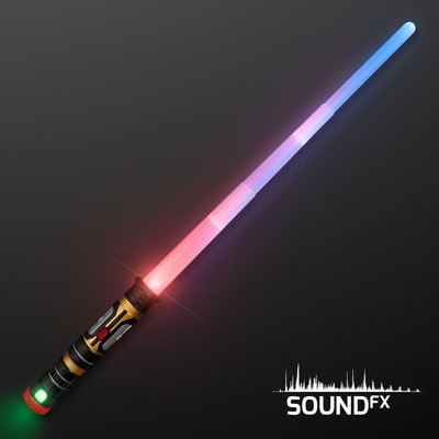 Sound and Motion Expanding Light Saber for Kids - BLANK