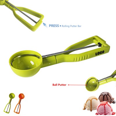 Instant Ice Cream Scoop Spoon w/Putter