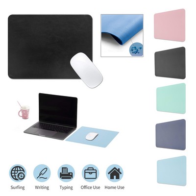 Waterproof Pu Leather Mouse Pad