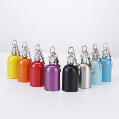 Colored Bottle Shape 1 oz. Flask Keychain