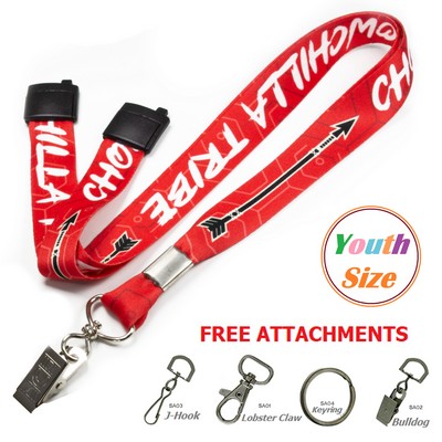 Youth Size USA Made Lanyards w/Safety Breakaway