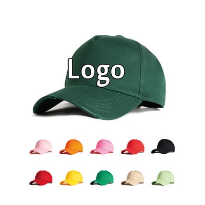 5 Panel Unisex Cotton Hat Adult/Kid