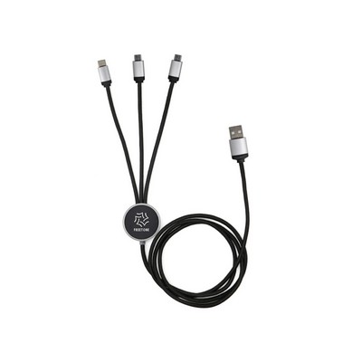 3-In-1 Braided Charging Cable/Cord