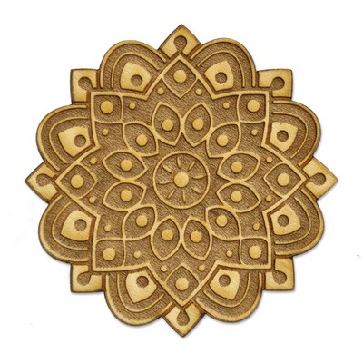 Spiritual Mandala Wood Pin