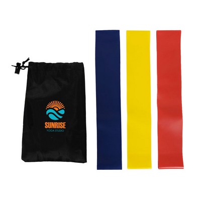 Treble Strength Resistance Exercise Band Set