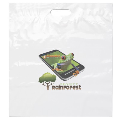 18W x 20H Die Cut Handle Bag - Dynamic Color