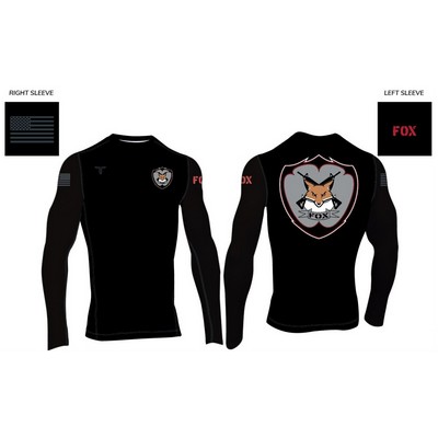 VOLLEYBALL - Custom Full Sublimated Volleyball Womens V-neck Long Sleeve Jersey