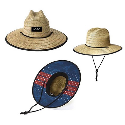 Straw Lifeguard Hat