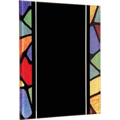 Stained Glass Acrylic Plaque w/Hanger (9"x12")