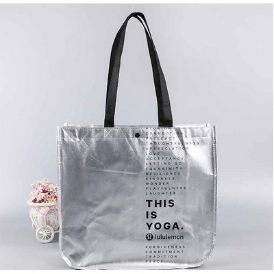 Custom Affordable Full Color Laminated Non-woven Tote Bag